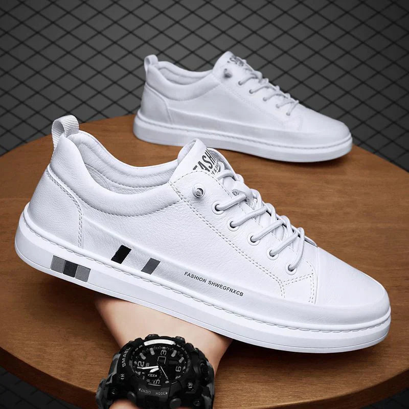 Elegant Sneakers in Genuine Leather