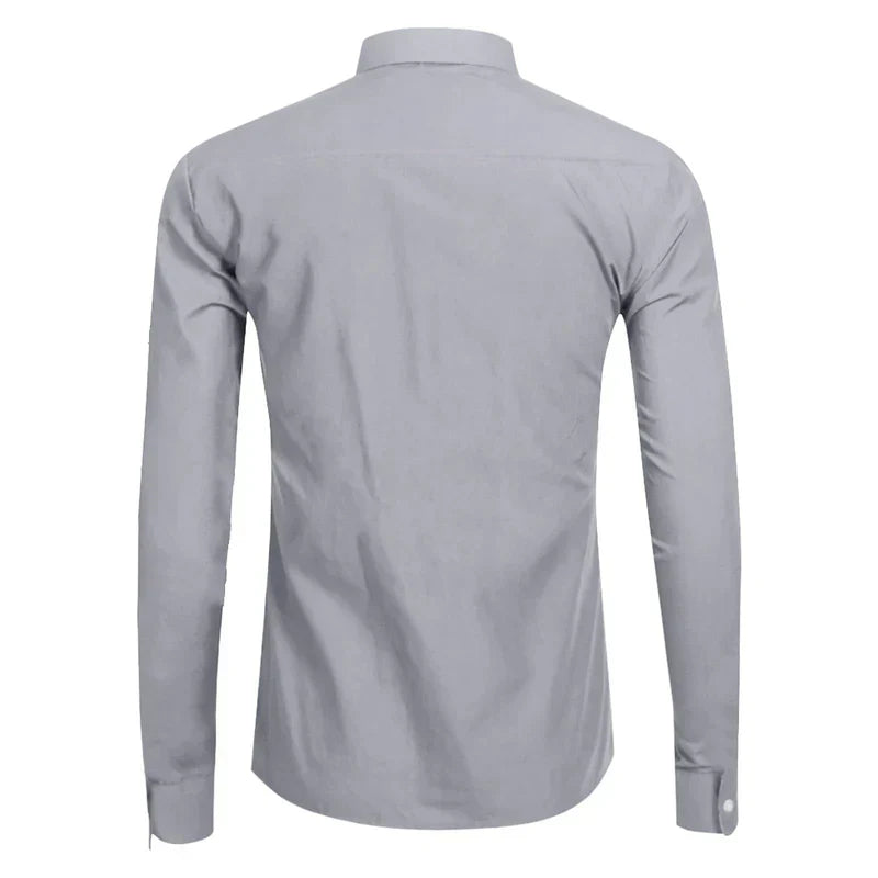 Slim Shirt With Special Zipper Closure