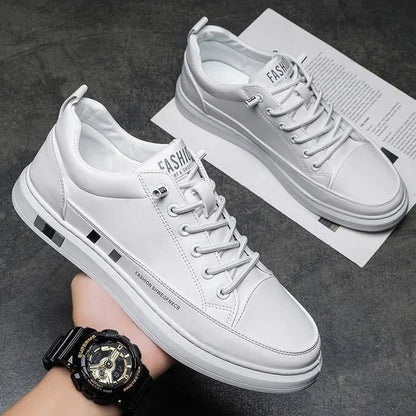 Elegant Sneakers in Genuine Leather
